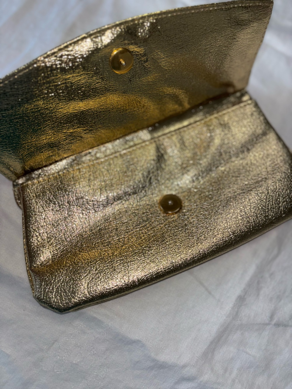 Metallic Gold Shoulder Bag - Picture 2 of 5